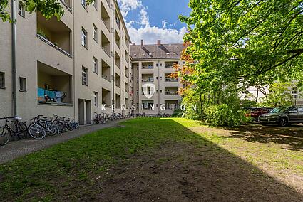 Sicht auf Balkon